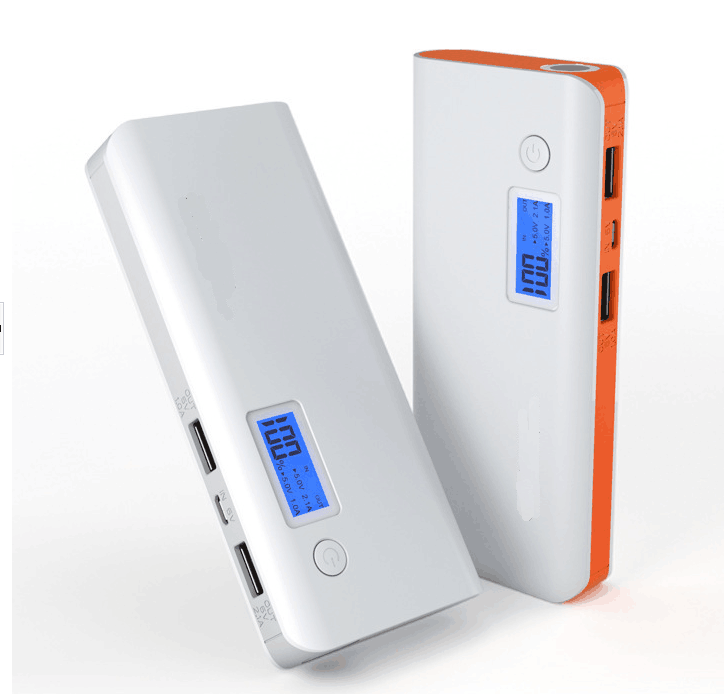 10400mAh Quick Charge Digital Display Mobile Battery with LED Light