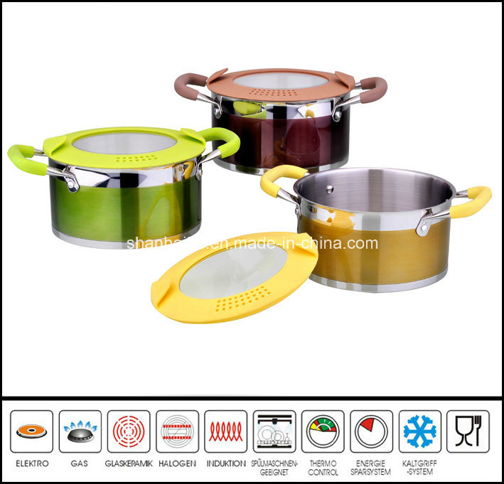 Stainless Steel Color Casserole