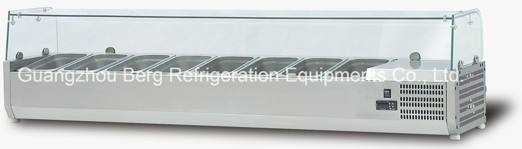 Counter Top Stainless Steel Pizza Refrigerator for Kitchen&Restaurant