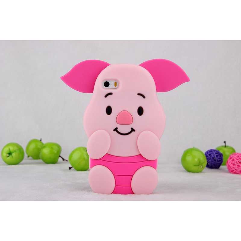 Mobile Phone Accessories 3D Pig Phone Case for iPhone4/5/6