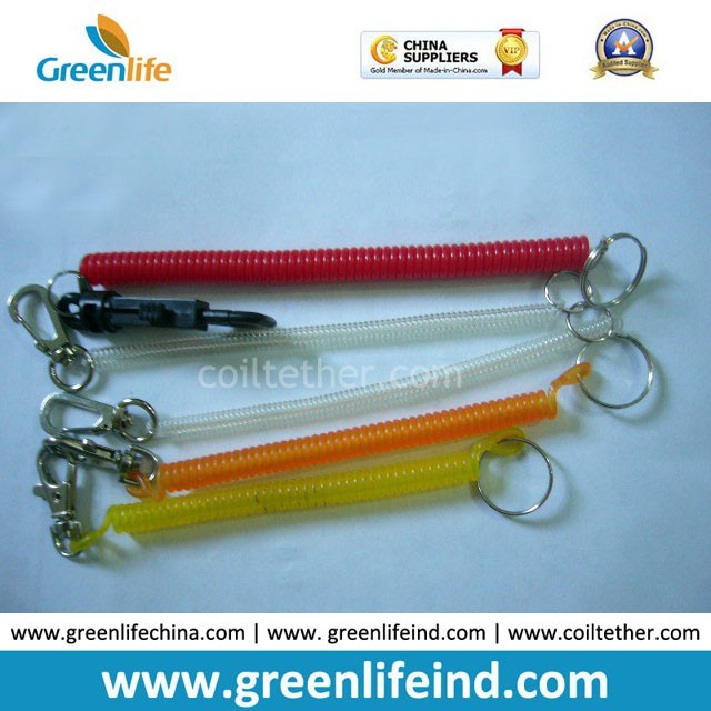Expandable Spring Coil Key Holder in Different Customized Colors