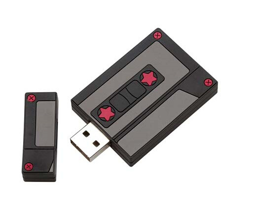 PVC Red Star USB Flash Drive