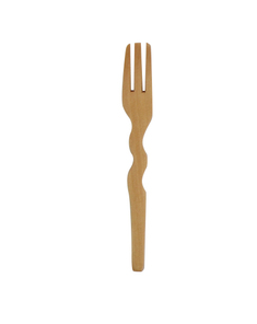 Japanese Wooden Fork Spoon Winding Fork Spoon Export Children Baby Spoon Log Lubricious Fork