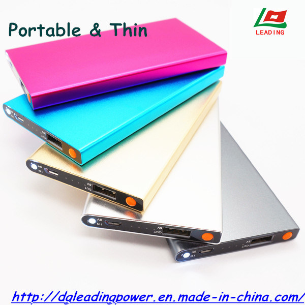 Promotional Portable Li Polymer Mobile Power Bank