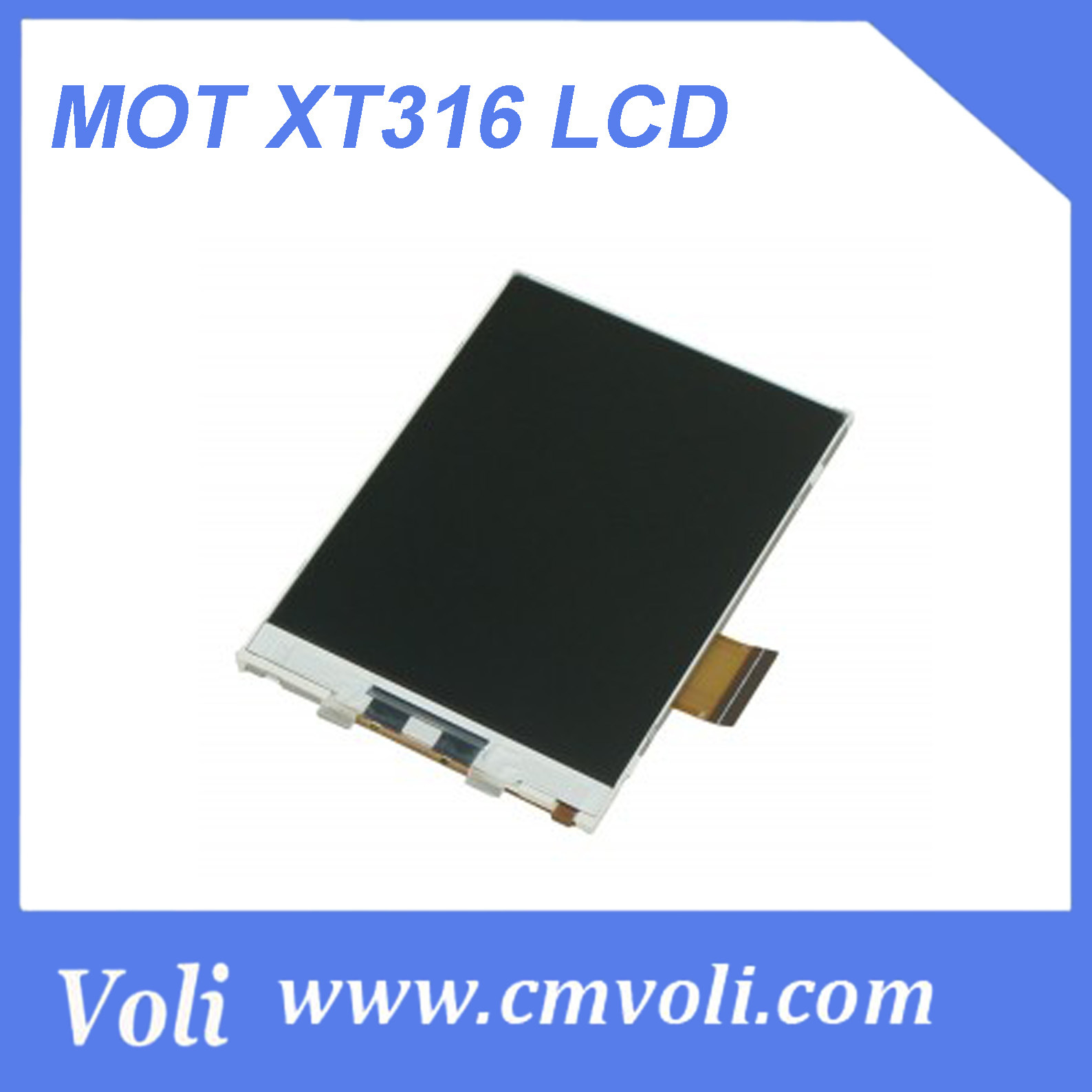 Mobile Phone LCD for Motorola Xt316 LCD Screen Replacement