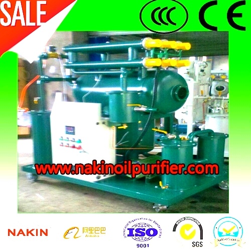 Transformer Oil Water Separator Oil Purifier with Single Stage Vacuum