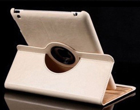 for iPad Case iPad 2 New iPad 3 with 360 Degrees Rotatable Smart Cover