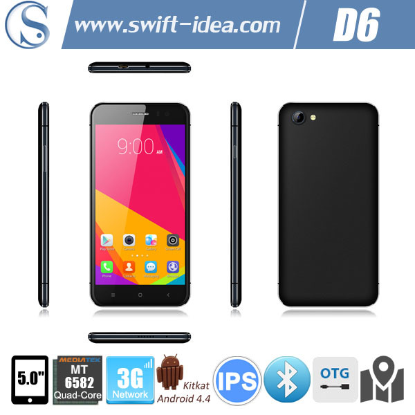 2015 New 3G 5 Inch Super Slim Smart Mobile Phone
