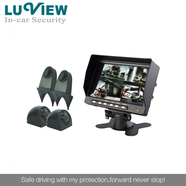 7inch Split Rearview System Quad Rear View System
