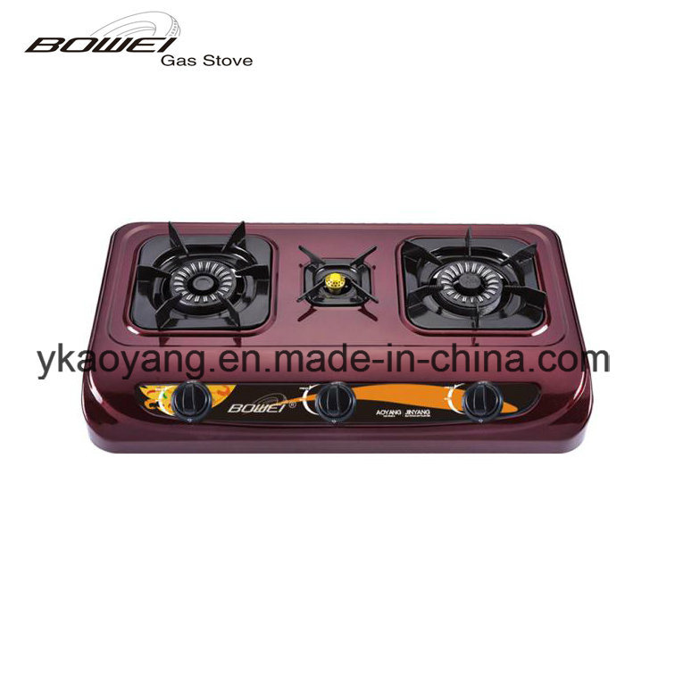 Home Use Gas Stove Factory for 3 Burners