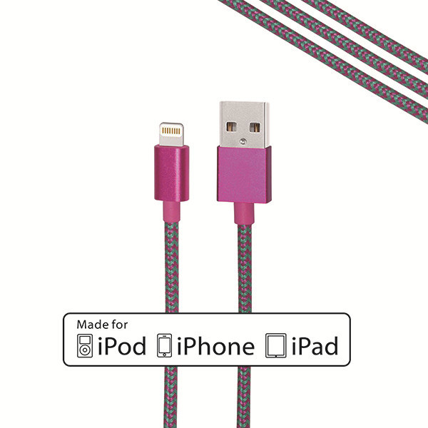 Newest Mfi Cable Nylon Braided 8 Pin Mfi Certified Cable Supplier for iPhone Made in China