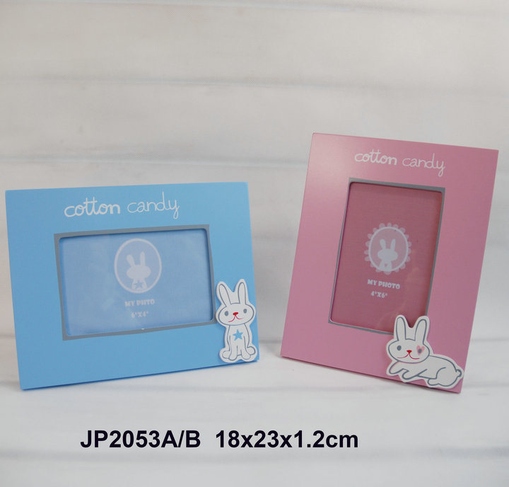 New Wooden Photo Frame with Baby Rabbit