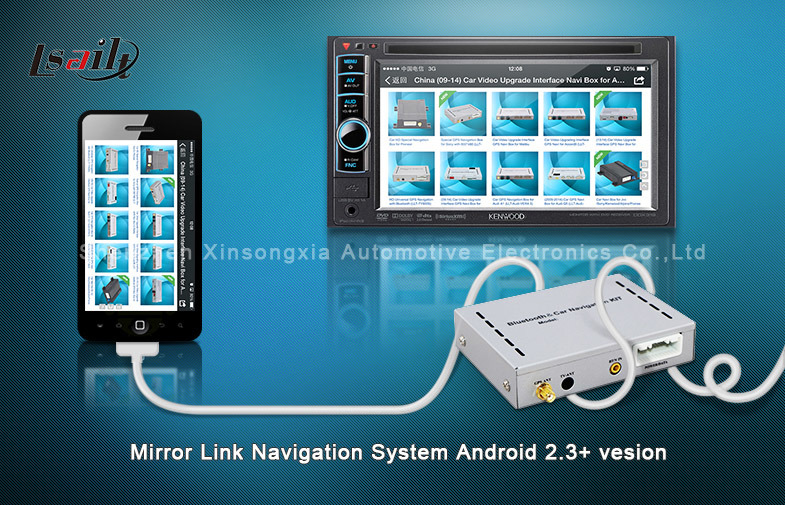 USB Mirroring System for Kenwood with New in-Car Entertainment for Android / Ios Connectivity