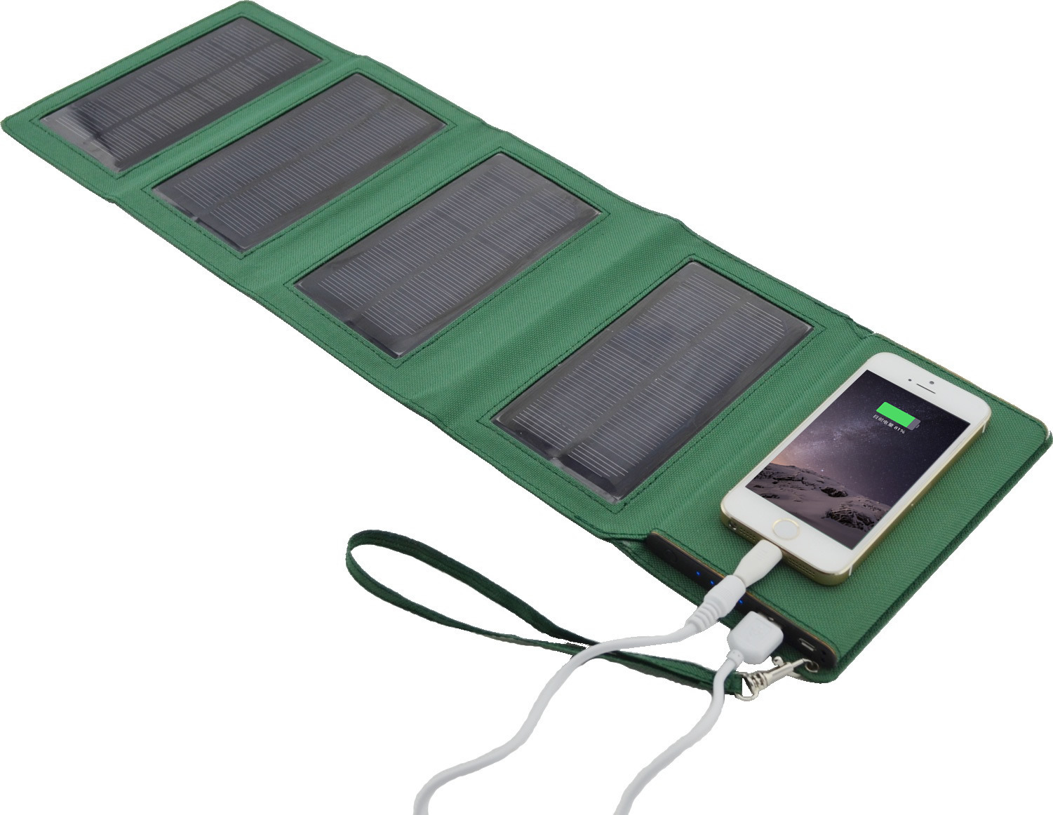 Solar Rechargeable Battery Phone Charger Power Bank