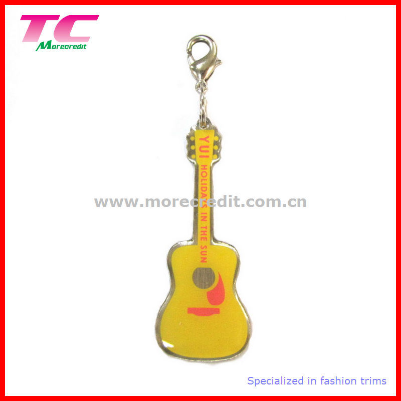 Guitar-Shape Mobile Phone Charm for Promotion (TC-HT216)