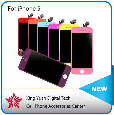 Colorful Frame Color Coated LCD Screen for iPhone 5g