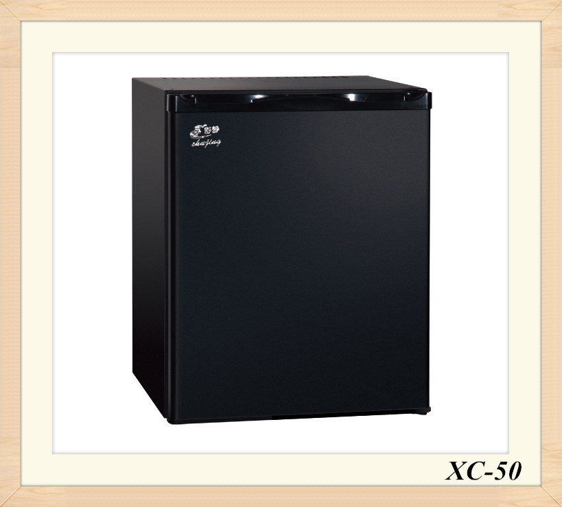 Minibar Lockable Vertical Showcase Refrigerator Fashion Black Absorption Fridge