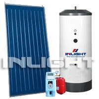 Split Pressurized Flat Plate Solar Water Heater