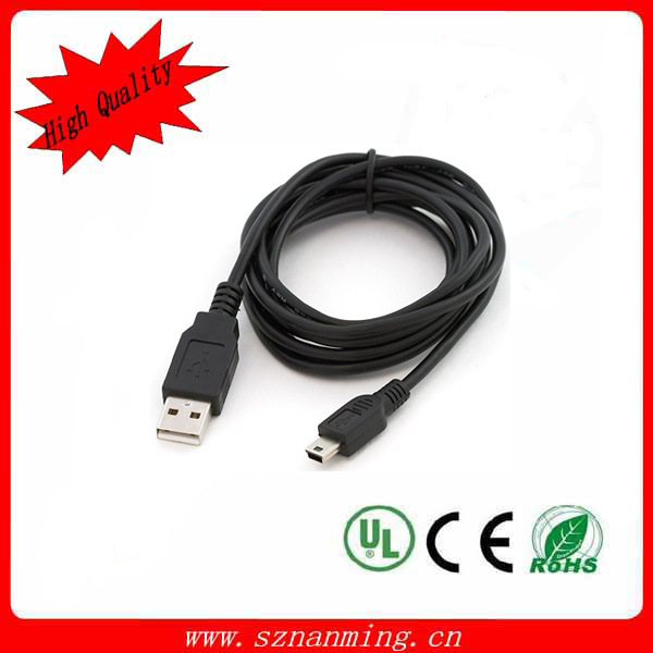 USB2.0 Male to Mini USB 5pin Male Cable
