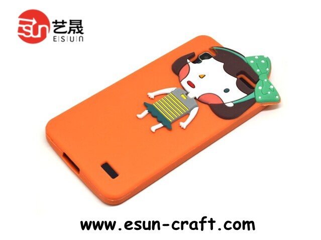 Cute Little Bush Phone Accessories Silicone Mobile Housing Case for Promotion