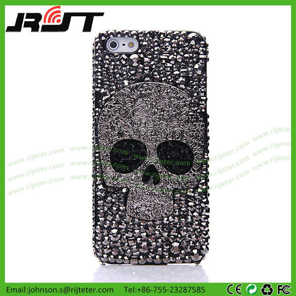 Skull Diamond Cell Phone Case Cover for iPhone6 Plus (RJT-A086)