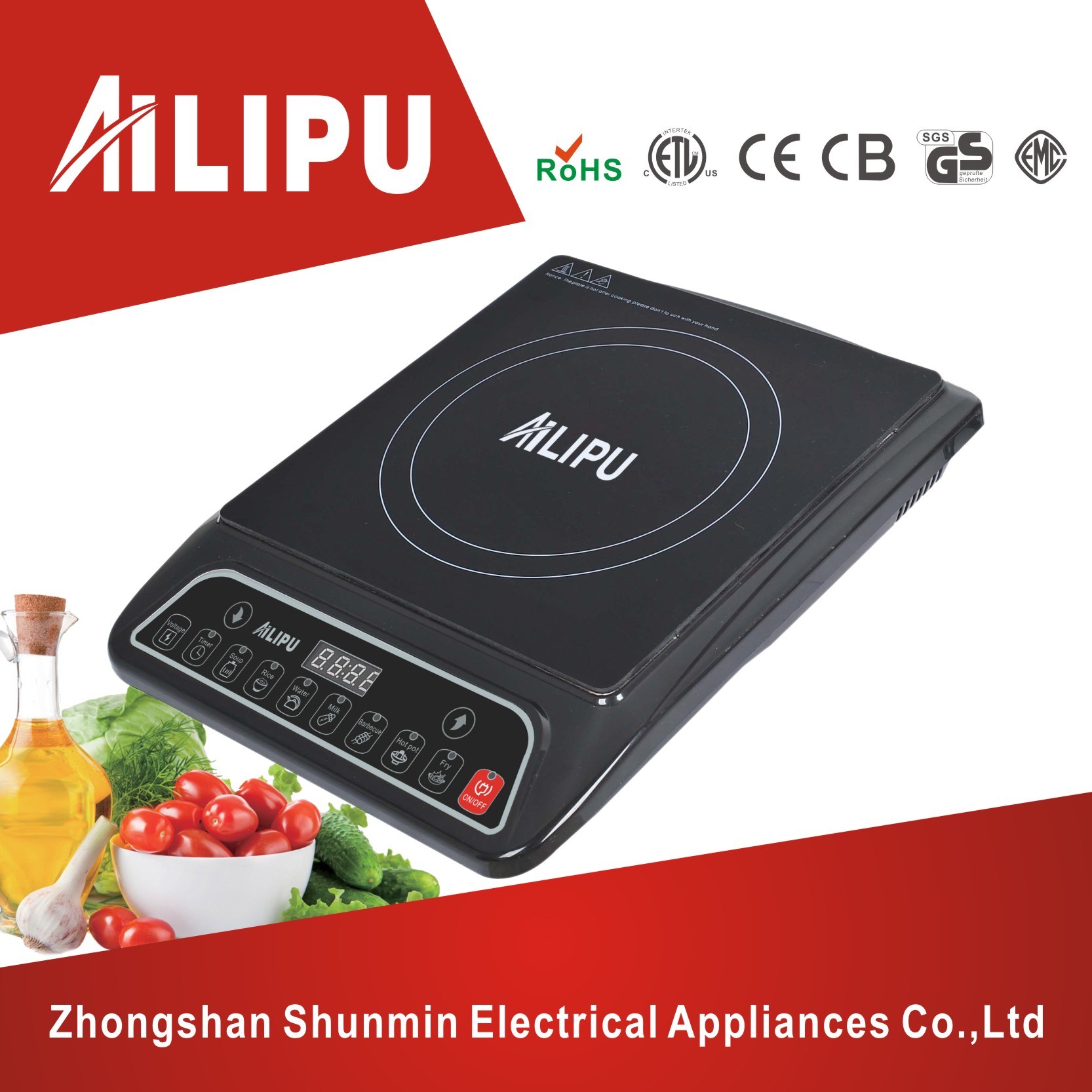 Ailipu Brand First Induction Cooker/Electrical Cooktop/Magnetic Cooker/Kitchen Appliances