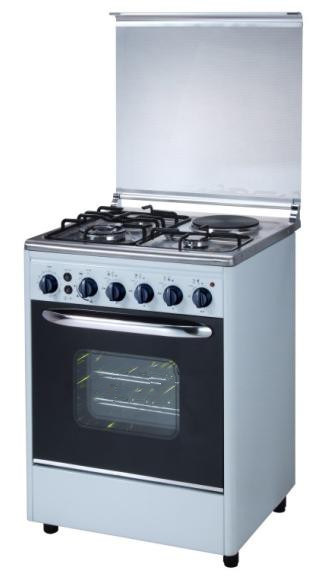 Free Standing Oven with 3 Gas and 1 Hotplate Stove