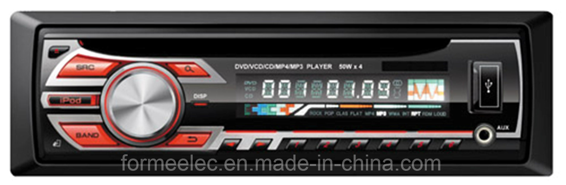 USB SD FM Radio Detachable Panel Car DVD