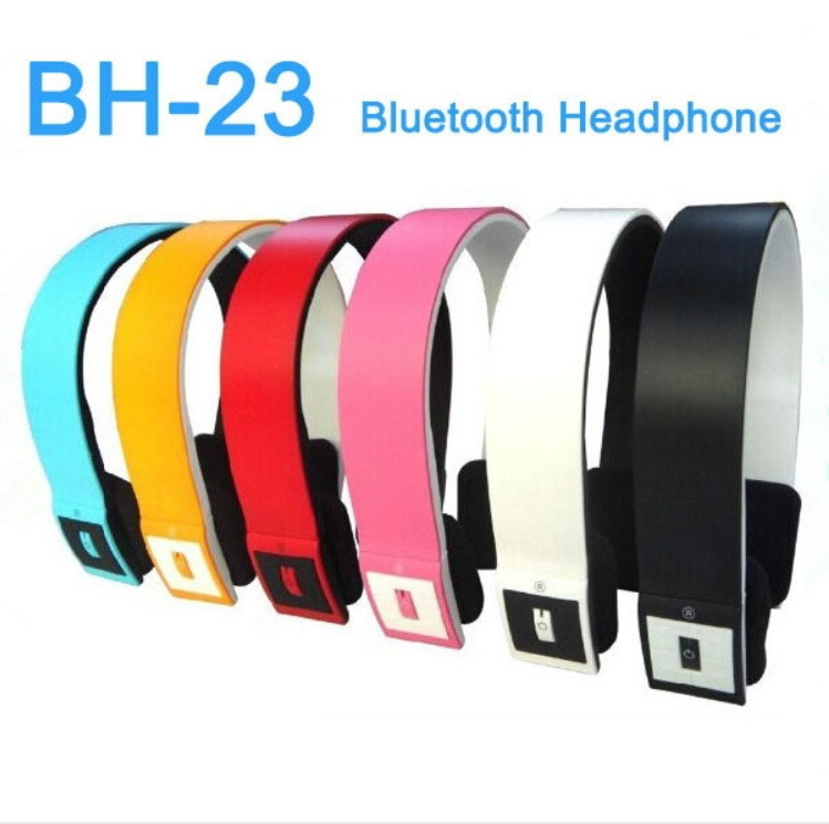 Wireless Bluetooth Bh23 Headset Handsfree Headphone Earphone Speaker with Mic with Retail Package