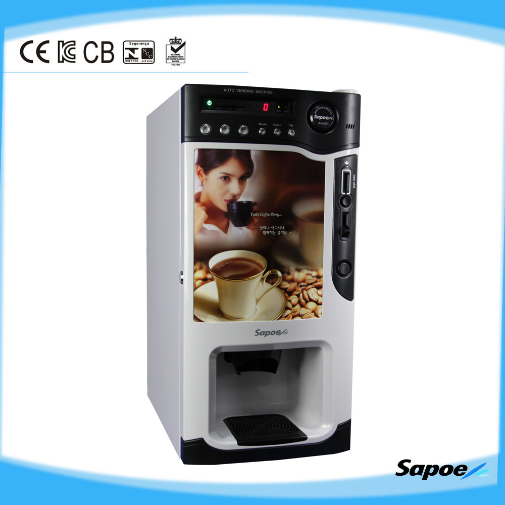 Quick Triple Flavors Coffee Vending Machine Sapoe Sc- 8703b
