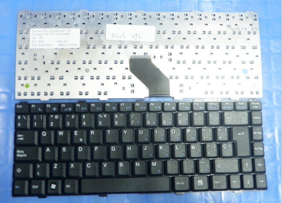New Laptop Keyboard for Asus Z62f Z84 Z96js Z96f