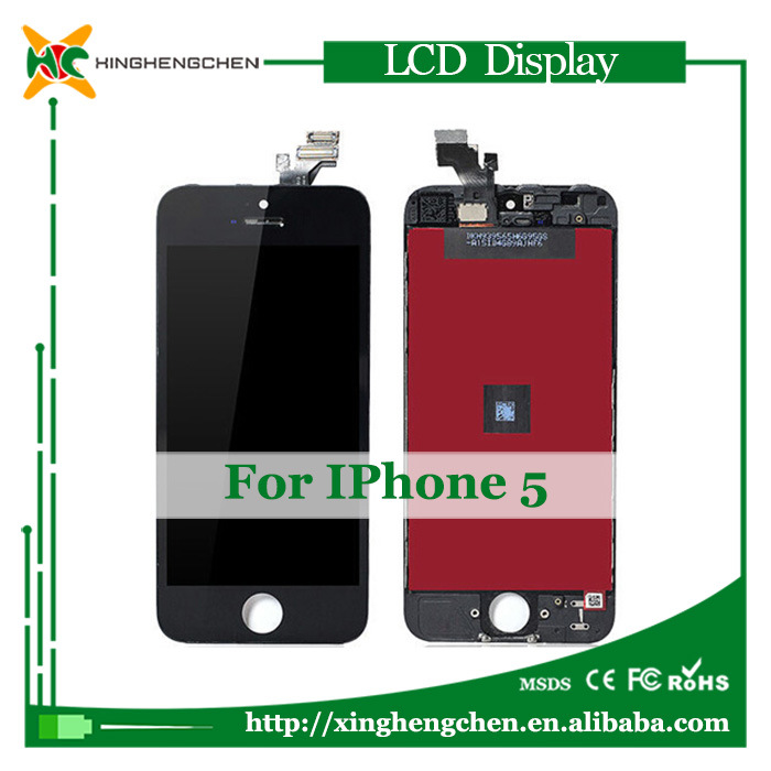 High Quality Mobile Phone LCD for iPhone 5, Original LCD Touch Screen for iPhone 5