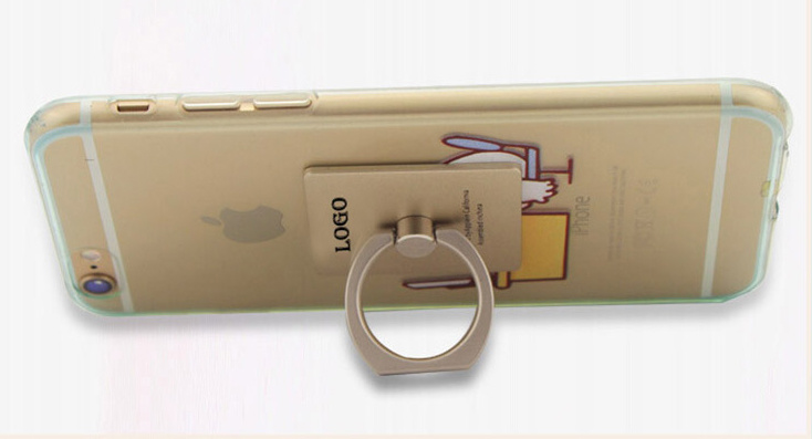 360 Degree Rotation Sticky Mobile Phone Metal Ring Holder