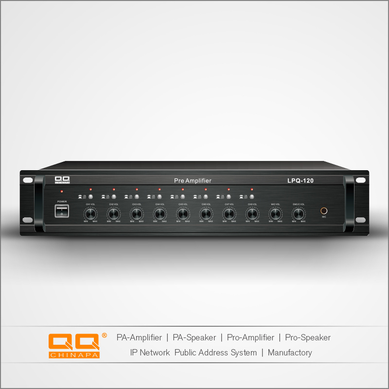 Lpq-120 Audio Surround Sound System 8 Channel Pre-Amplifier