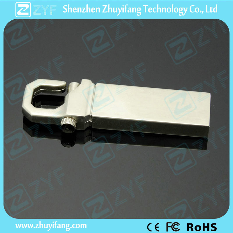 Mini Metal Keychain USB Flash Drive with Logo (ZYF1162)