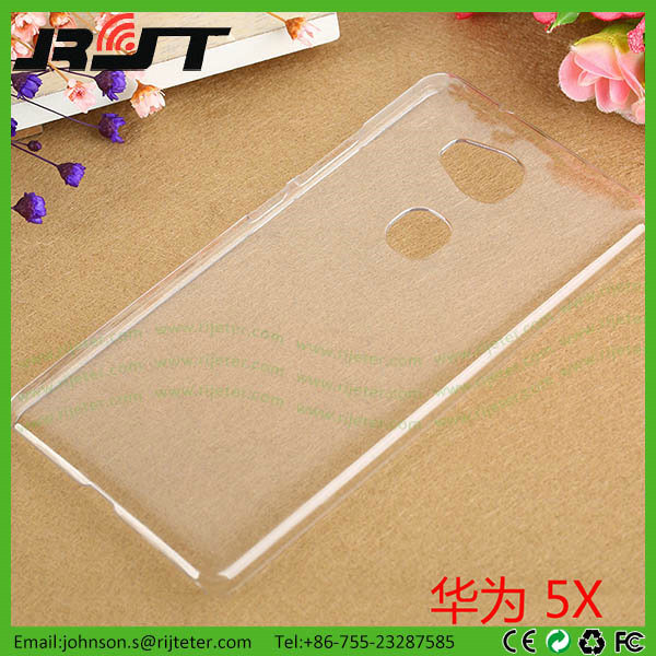 High Transparent PC Cell Phone Case Cover for Huawei 5X (RJT-A039)