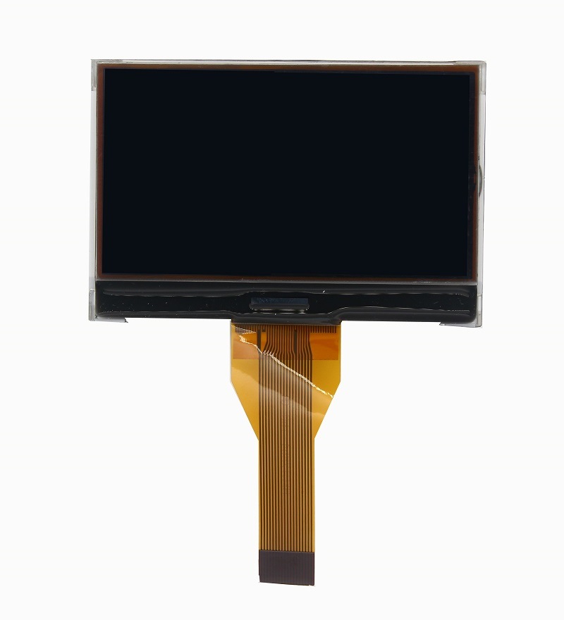 Dfstn 128X64 Dots Black LCD Display (Size: 63.00(W) *42.50 (H) *5.00 (T) mm)