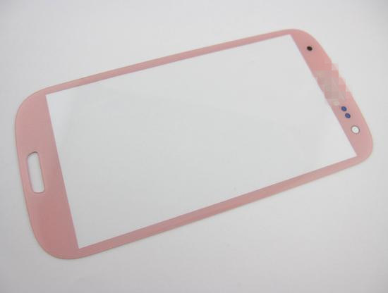 Outer LCD Screen Lens Top Touch Screen Replace for Samsung Galaxy S3 S III I9300 - Pink (OEM A+) (WRSAG022)