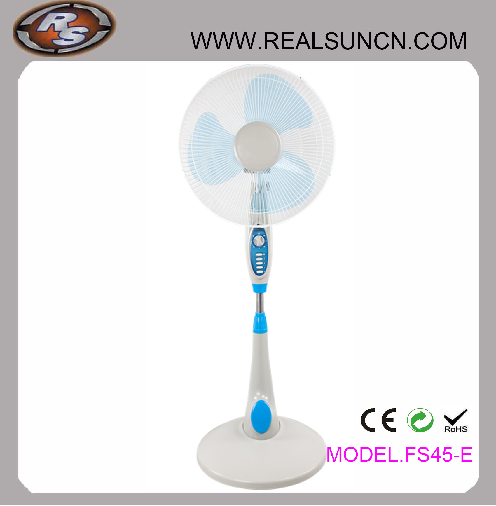18inch Stand Fan with Transparent Plastic Blade