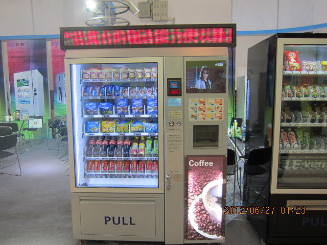 Combo Vending Machine with LCD Display (LV-X01)