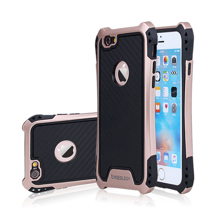 Cool Caseologyz Brand Mobile/Phone Case Metal+TPU Cover for iPhone
