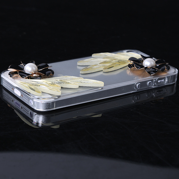 Luxury Bling Bling Diamond Transparent PC Mobile Phone Case for Samsung