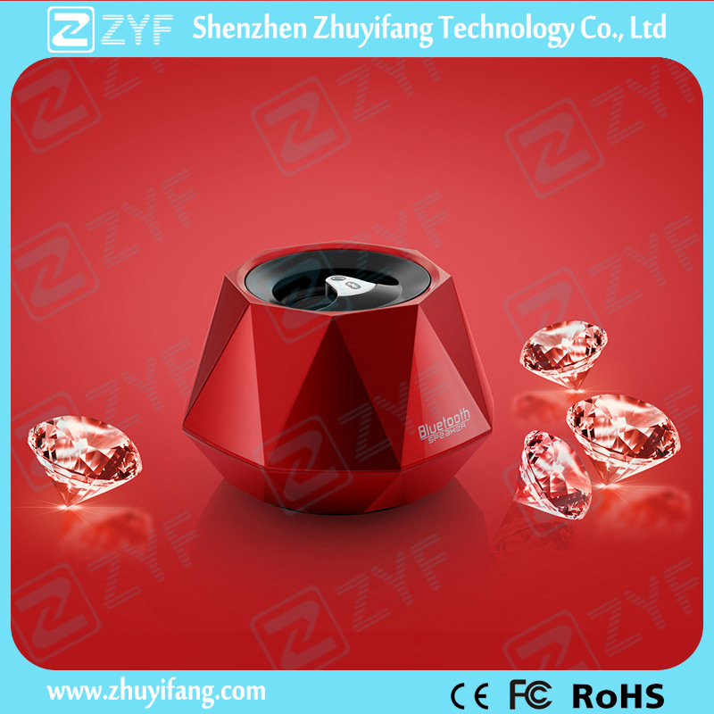 Top Quality Luxury Diamond Shape Mini Bluetooth Speaker (ZYF3042)