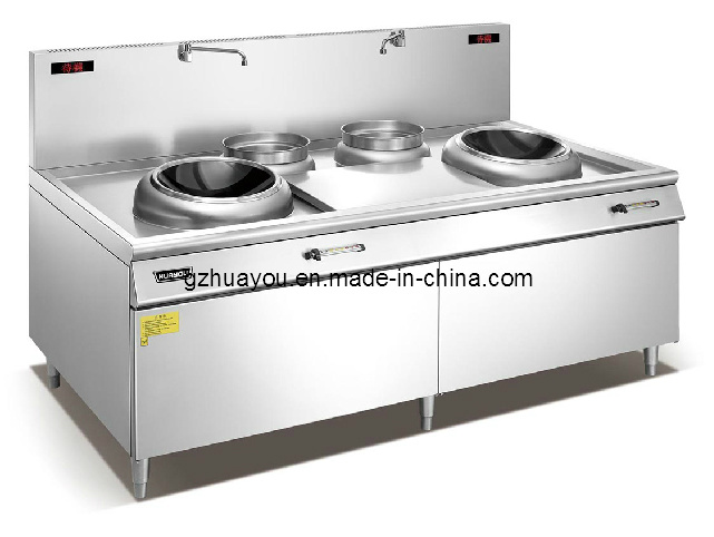 Induction Wok Cooker (double burner and double stock pot)