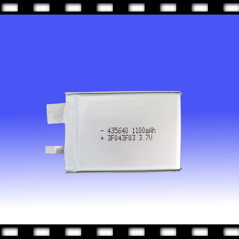 Lithium Recheargeable Battery Cells for Mobile Phone, 3.7V 1100mAh (434056)