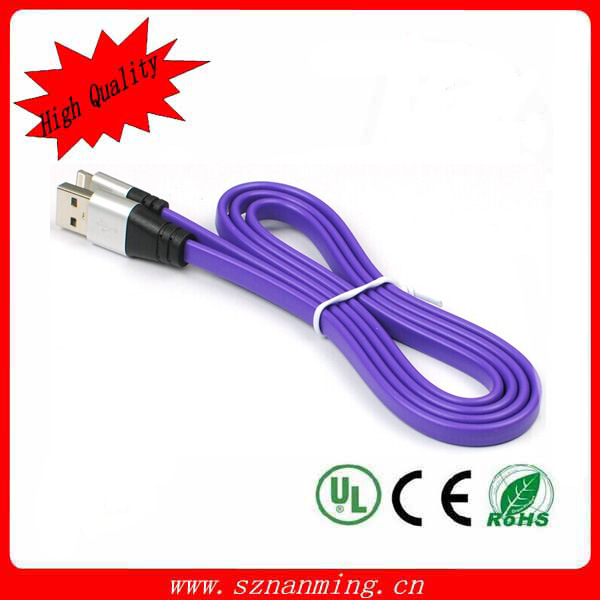 Aluminum Alloy Metal USB Charging Cable for iPhone6