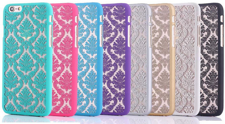 Pattern Flower Hard Case Cover for iPhone 6