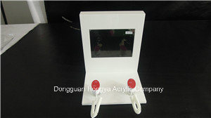 7 Inch 5mm White Acrylic POS LCD Display