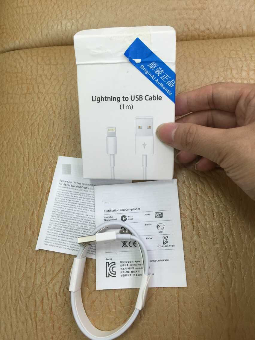 100% Original USB Cable for iPhone6