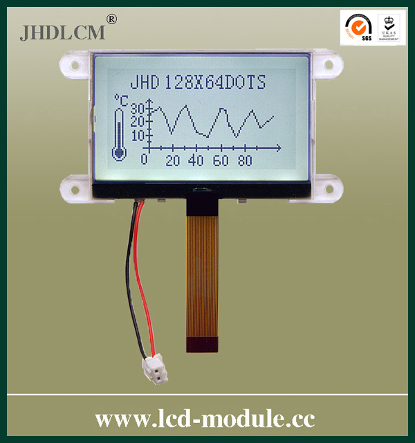 128X64 Resolution LCD Display (JHD12864-G45IBSW-G)